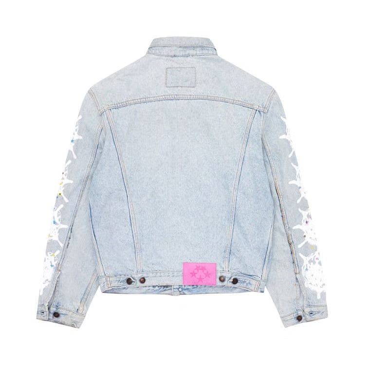 Sp5der Vintage Web Trucker Jacket Denim