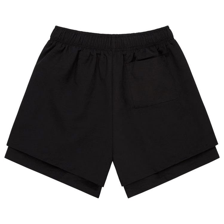 Sp5der VAA Double Layer Shorts Black