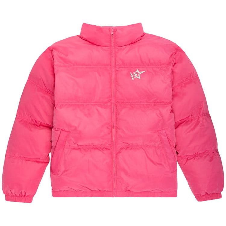 Sp5der 5Star Puffer Jacket Pink