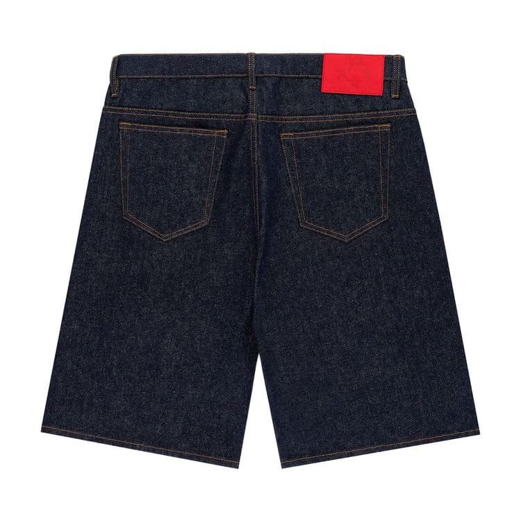 Sp5der V3 Logo Denim Shorts Indigo Denim