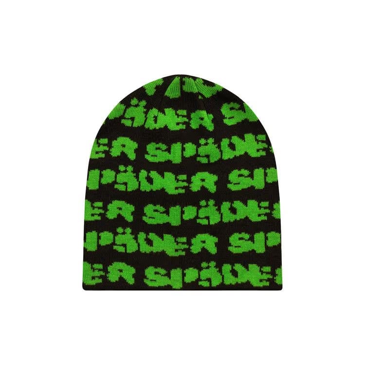 Sp5der Fuzzy Logo Skully Black