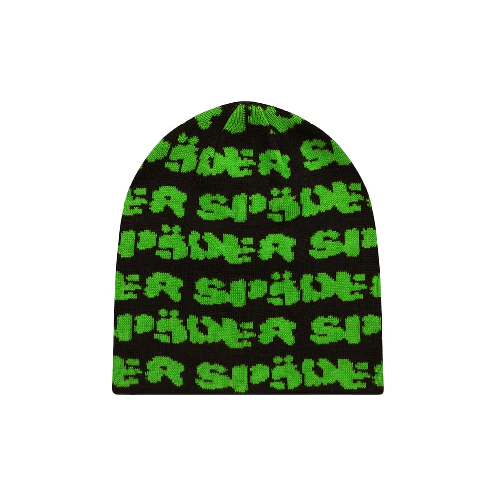Sp5der Fuzzy Logo Skully Black