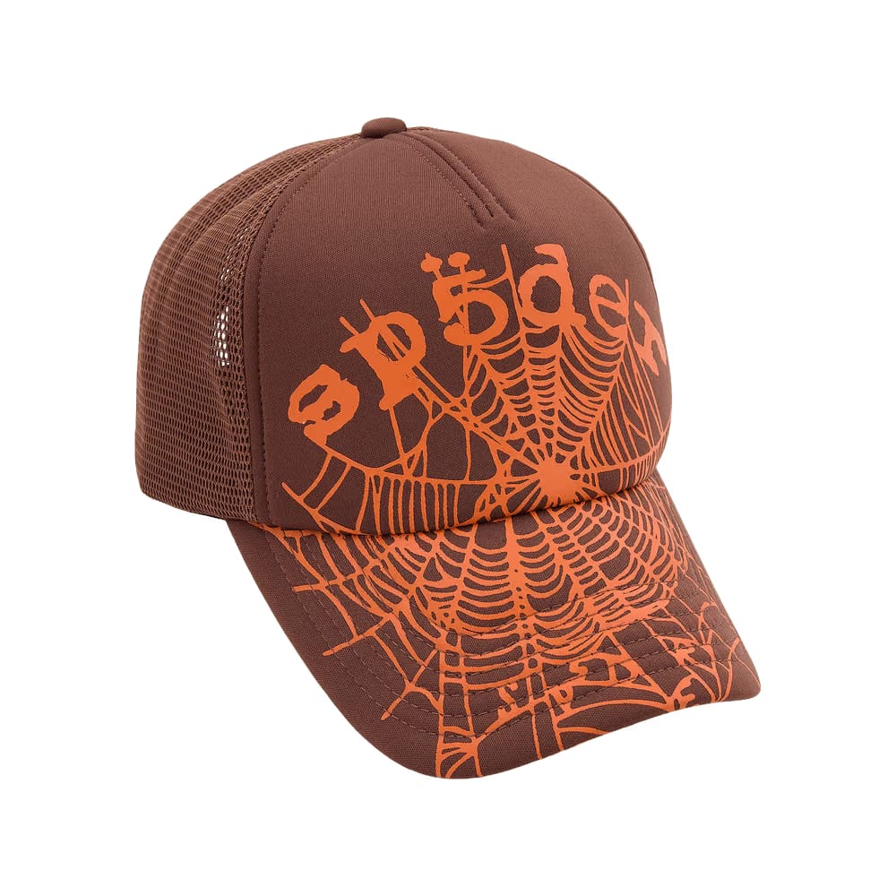 Sp5der Og Web V2 Trucker Brown