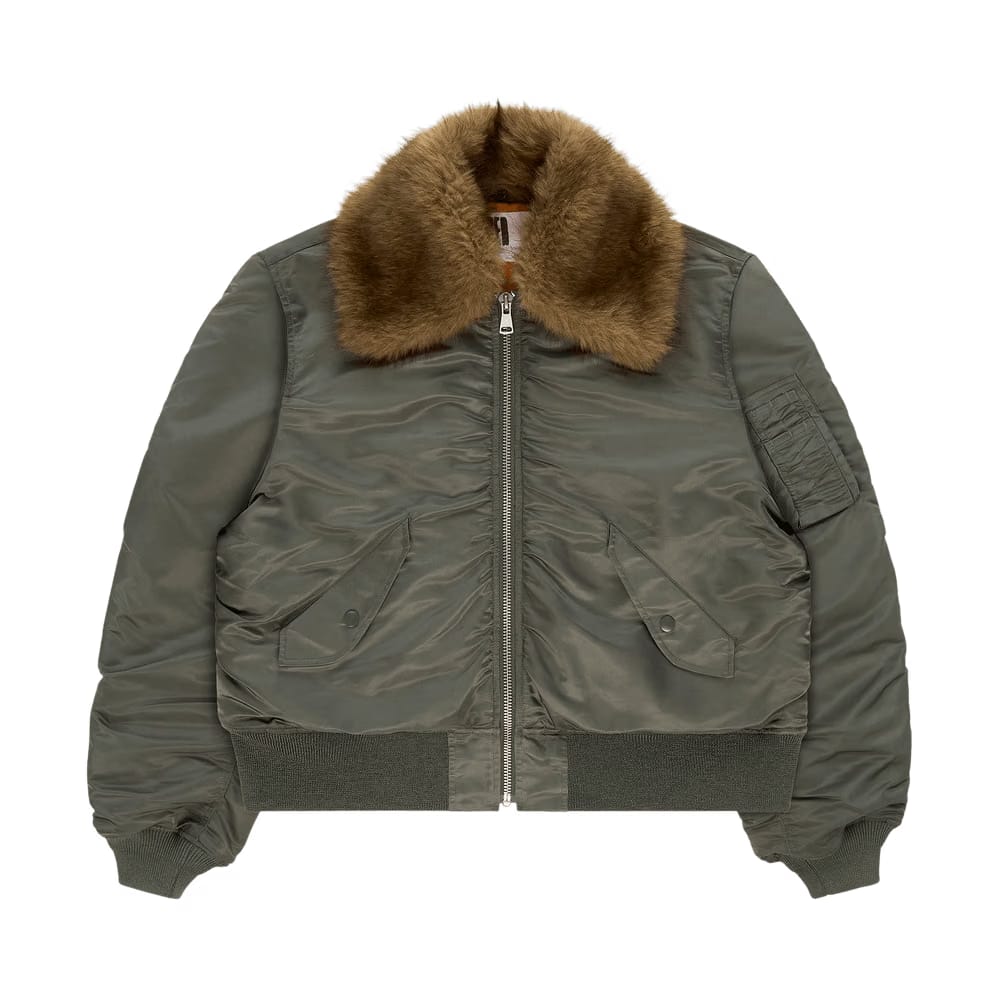 Sp5der Flight Jacket Army Green