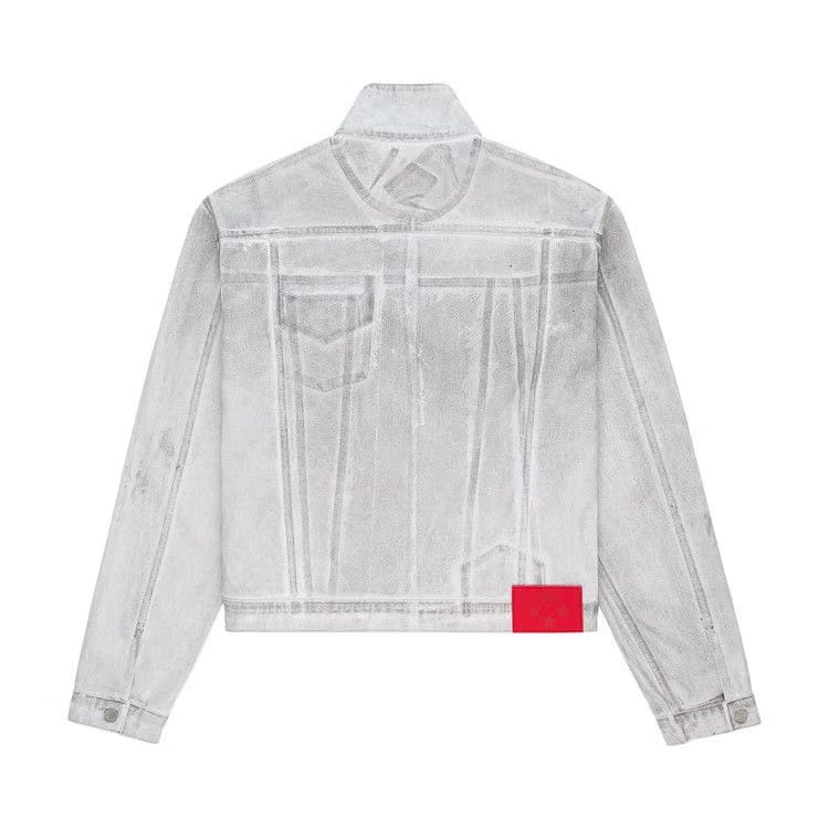 Sp5der Platinum Trucker Jacket Gunmetal