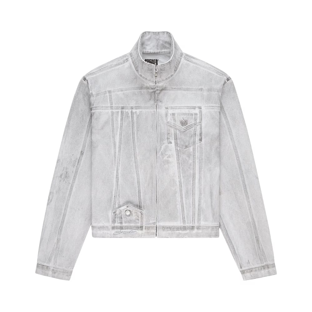 Sp5der Platinum Trucker Jacket Gunmetal
