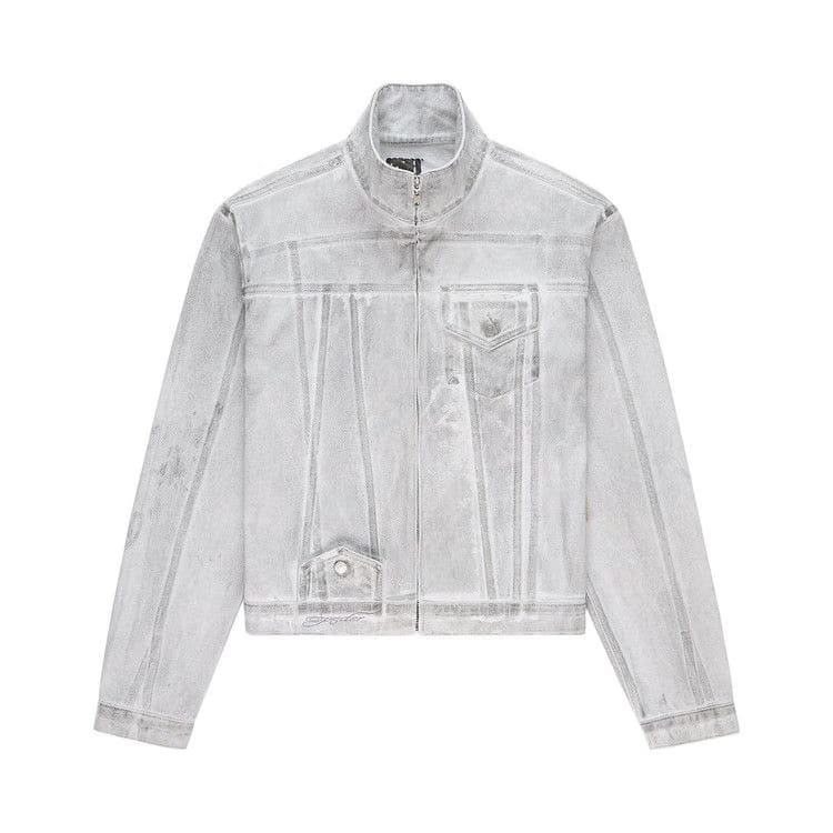 Sp5der Platinum Trucker Jacket Gunmetal