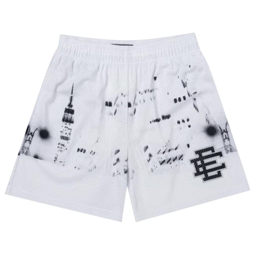 Eric Emanuel EE Basic Shorts White Skyline