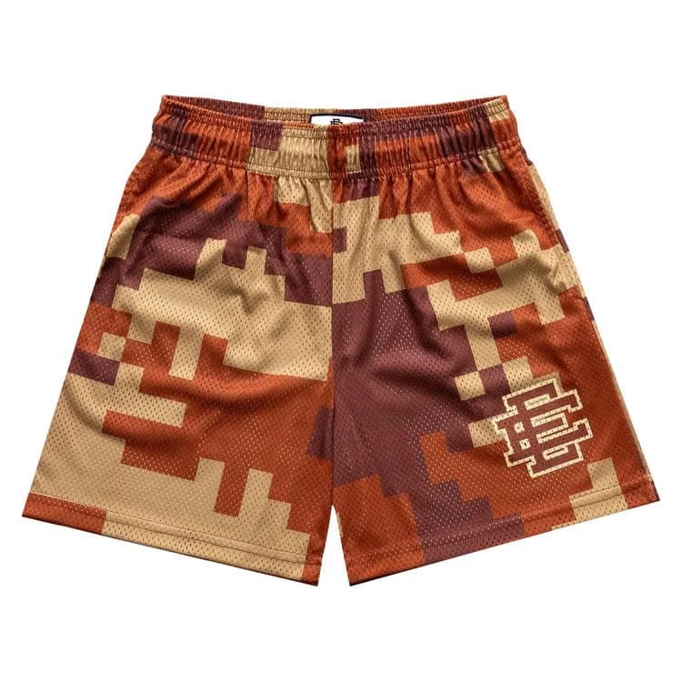 Eric Emanuel Basic Shorts Brown Digital Camo