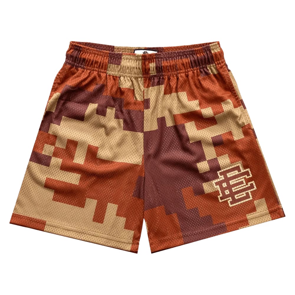 Eric Emanuel Basic Shorts Brown Digital Camo