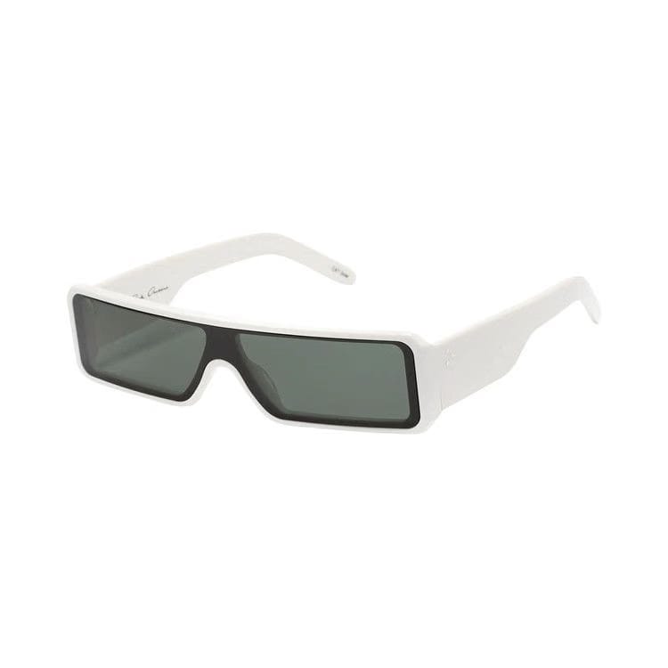 Rick Owens Geth Shades Sunglasses Pearl Temple/Forest