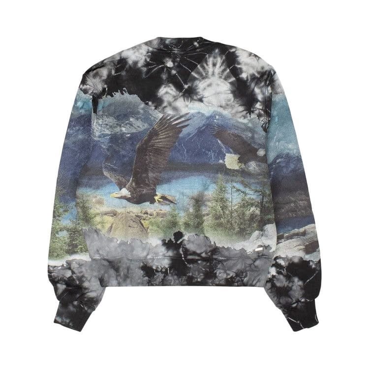 Amiri Eagle Bleach Out Crewneck Multicolor