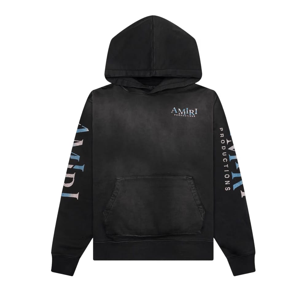Amiri Theatre Masks Hoodie Black
