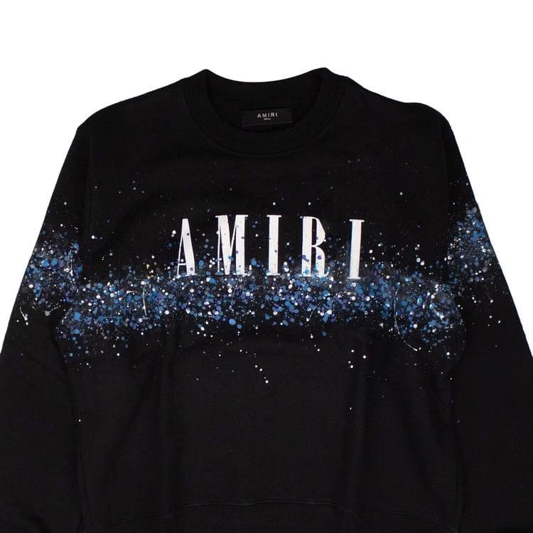 Amiri Core Crystal Painter Crewneck Black