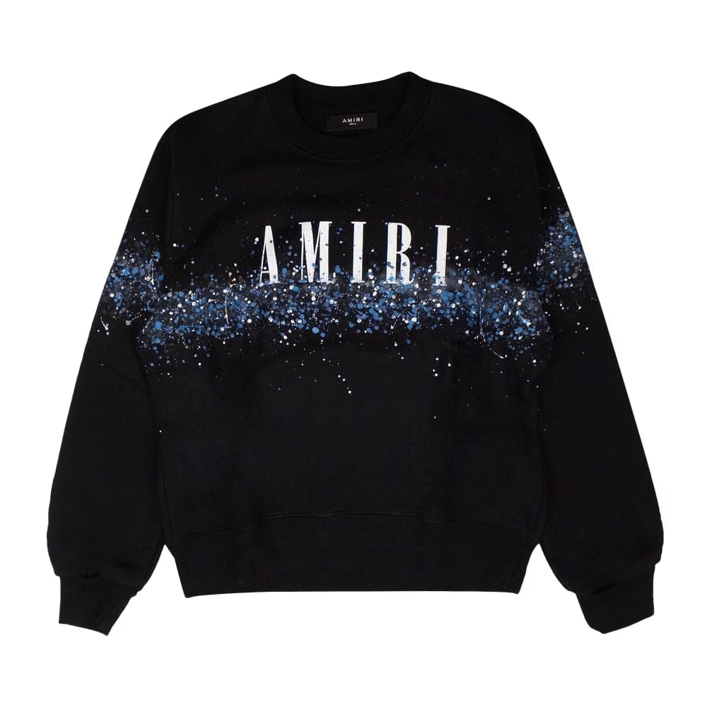 Amiri Core Crystal Painter Crewneck Black