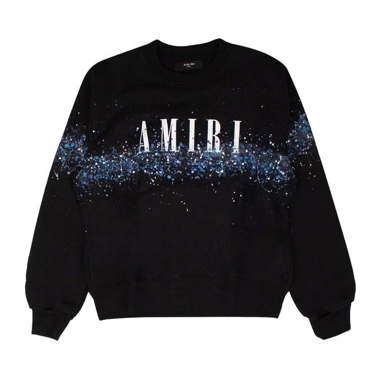 Amiri Core Crystal Painter Crewneck Black