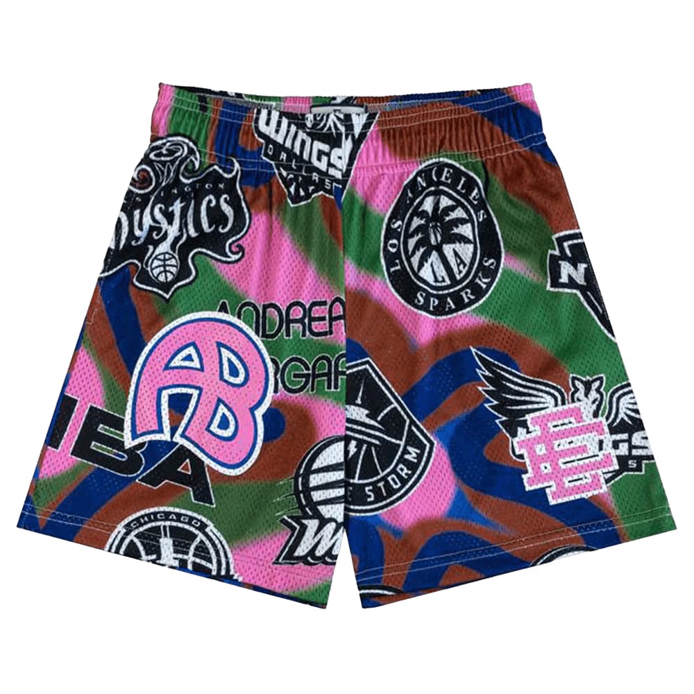 Eric Emanuel EE Basic Shorts Green/Pink