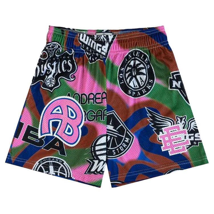 Eric Emanuel EE Basic Shorts Green/Pink