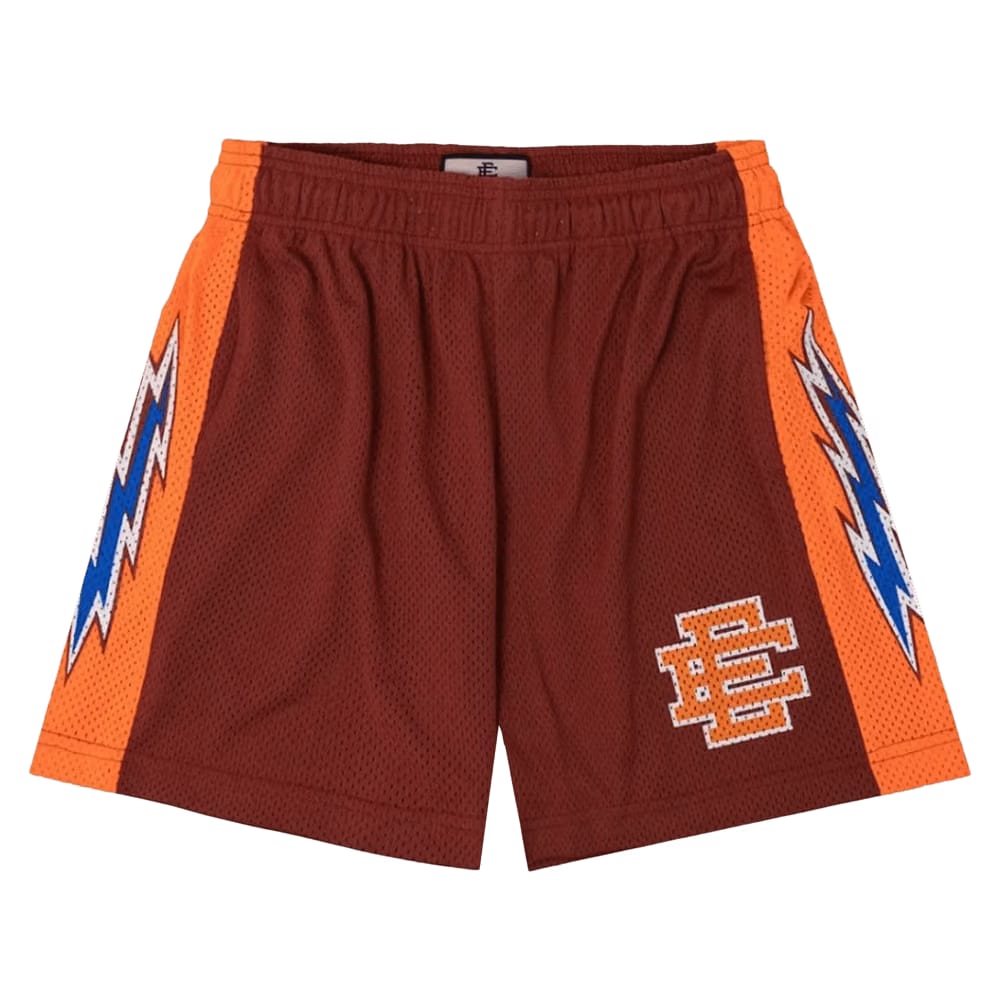 Eric Emanuel Basic Shorts Maroon/Orange