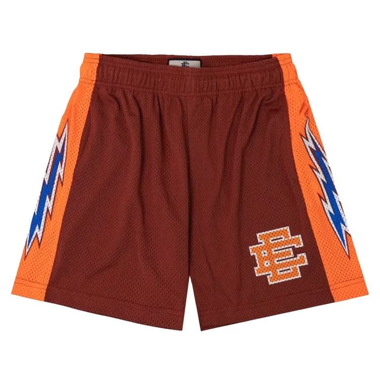Eric Emanuel Basic Shorts Maroon/Orange