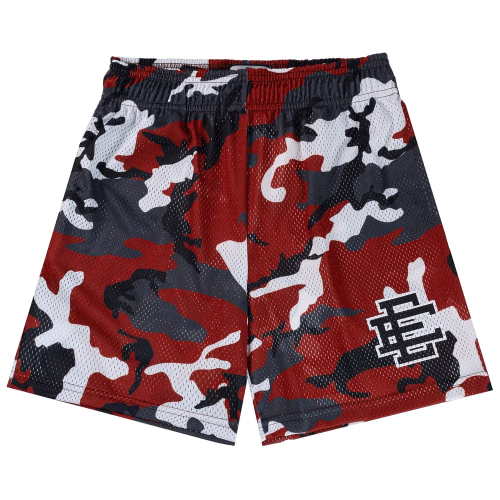 Eric Emanuel EE Basic Shorts Maroon/Black EE Camo