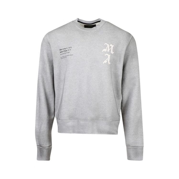 Amiri x Wes Lang Solar Kings Crew Heather Grey
