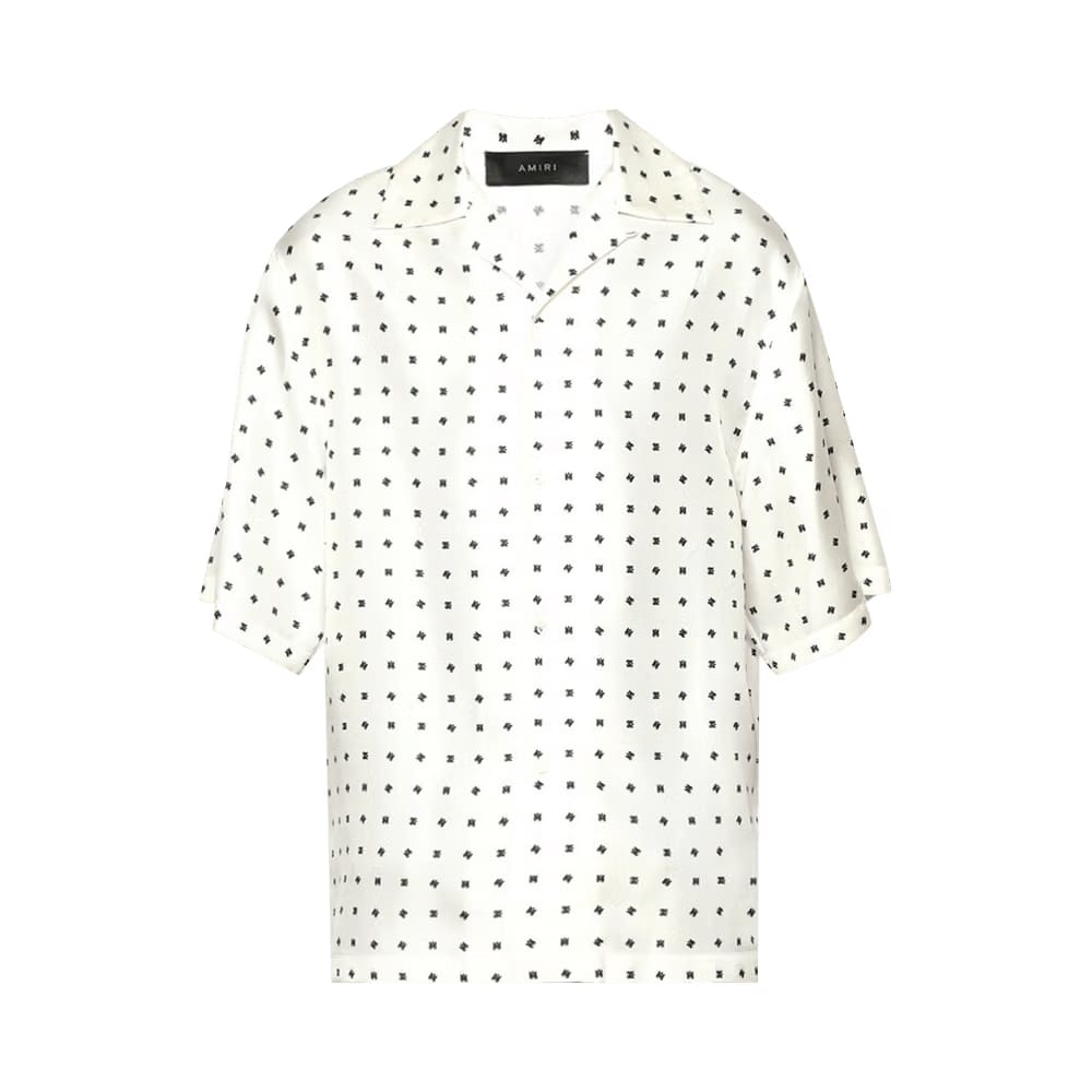 Amiri Mix And Match MA Shorts-Sleeve Shirt White