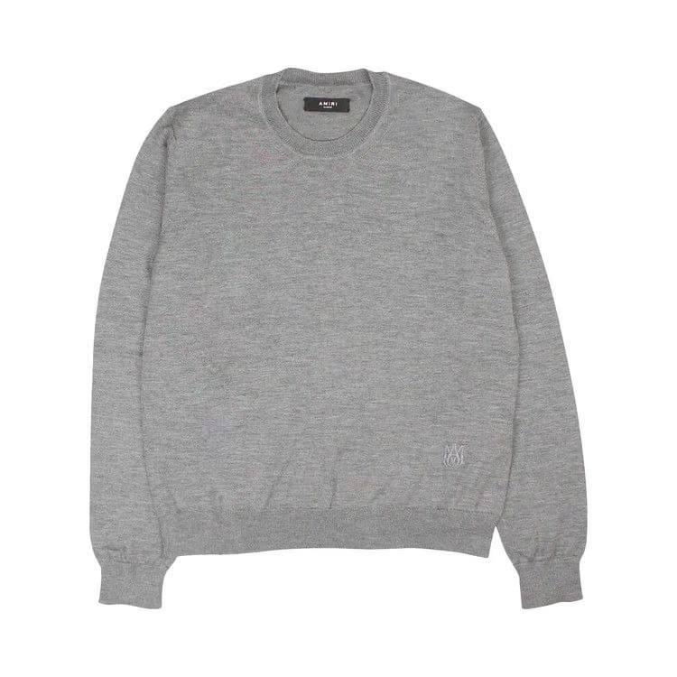 Amiri Embroidered Crew Grey