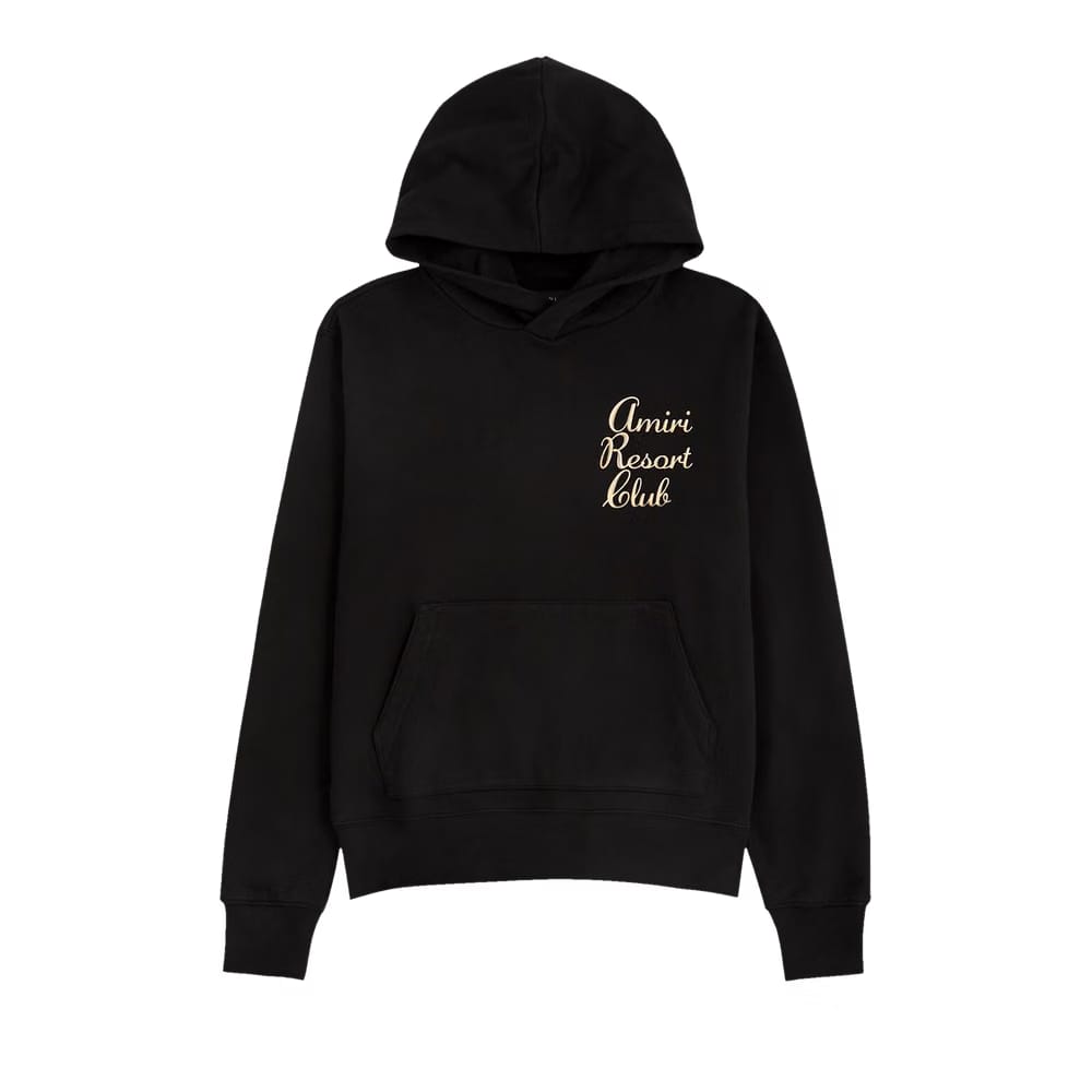 Amiri Twisted Palms Hoodie Black