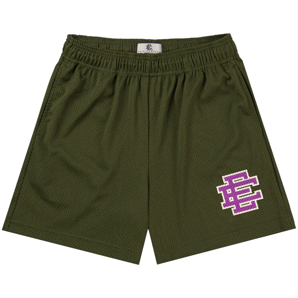Eric Emanuel EE Basic Shorts Chive Green/Purple