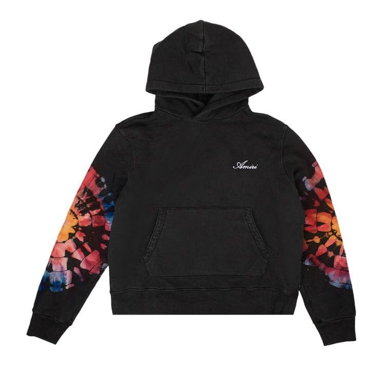 Amiri Spot Tie Dye Hoodie Black