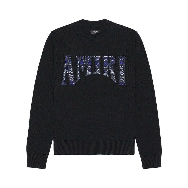 Amiri Logo Crewneck Black