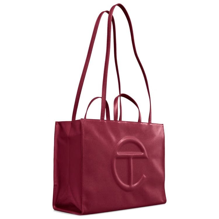 Telfar Large Shopping Bag Oxblood