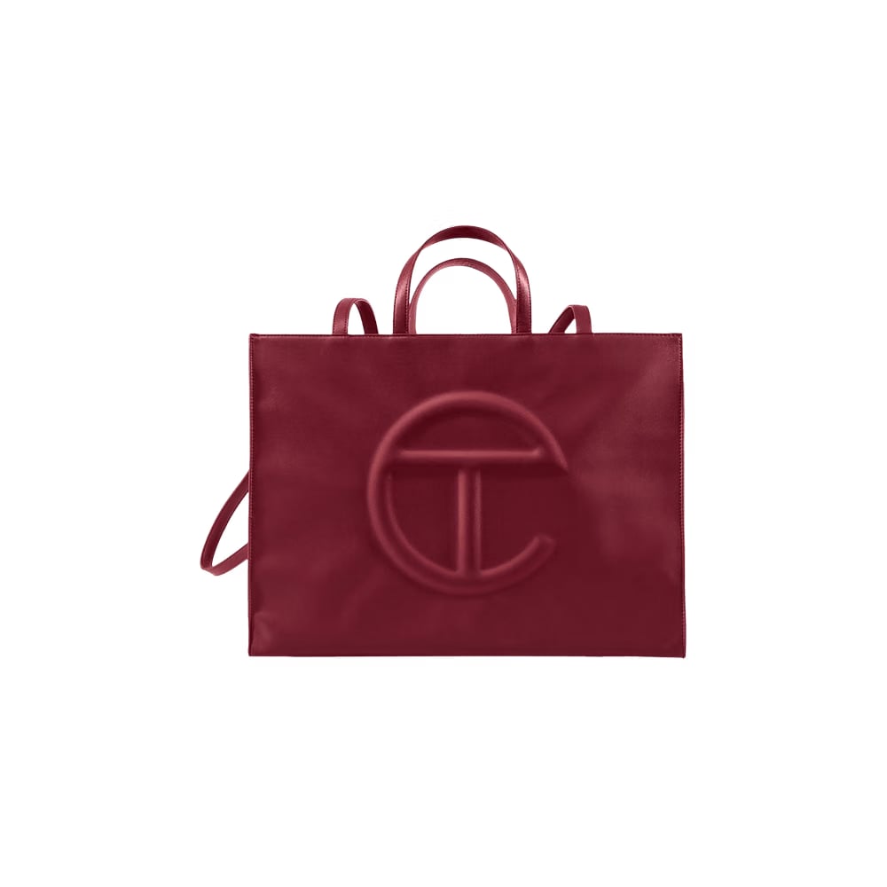 Telfar Large Shopping Bag Oxblood
