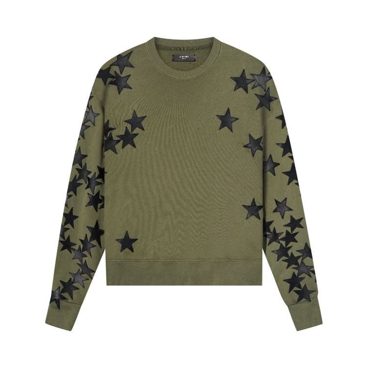 Amiri Chemist Crew Military Green