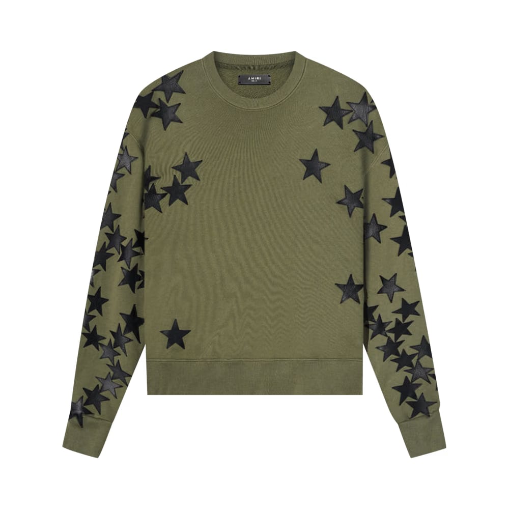 Amiri Chemist Crew Military Green