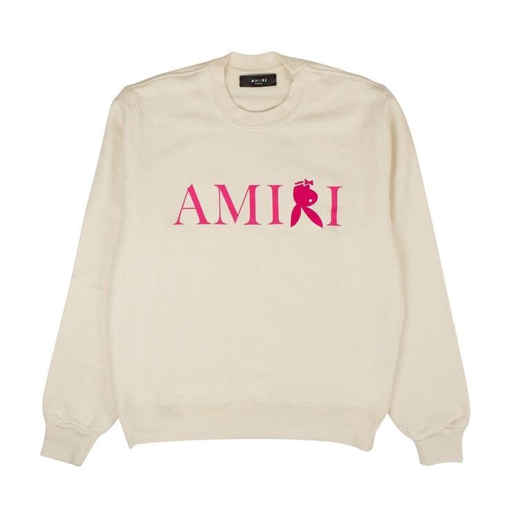 Amiri Reverse Bunny Crewneck White
