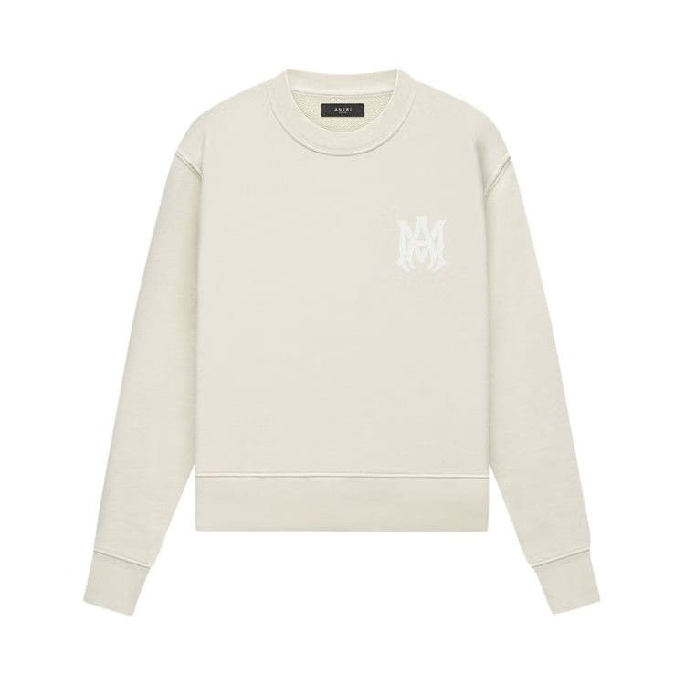 Amiri Core Crewneck Sweatshirt Alabaster