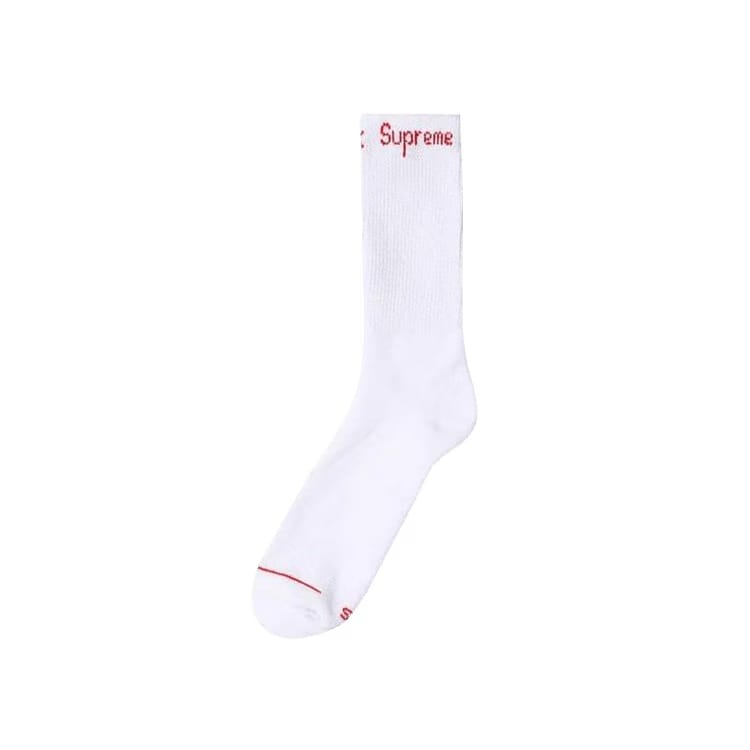 Supreme x MM6 Maison Margiela x Hanes Crew Socks (1 Pack) White