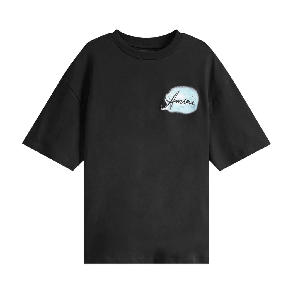 Amiri Airbrush Oversized T-Shirt Black