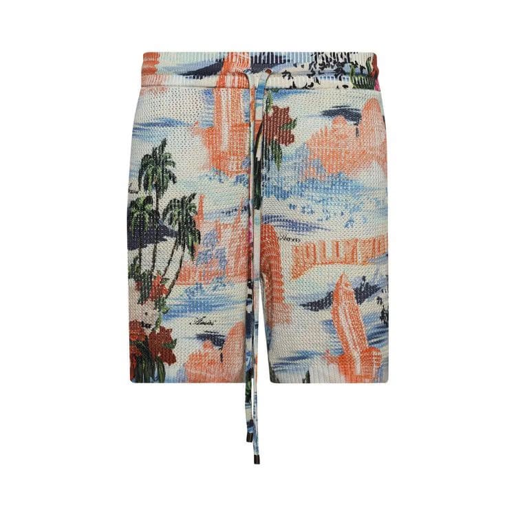 Amiri Cityscape Shorts Multicolor