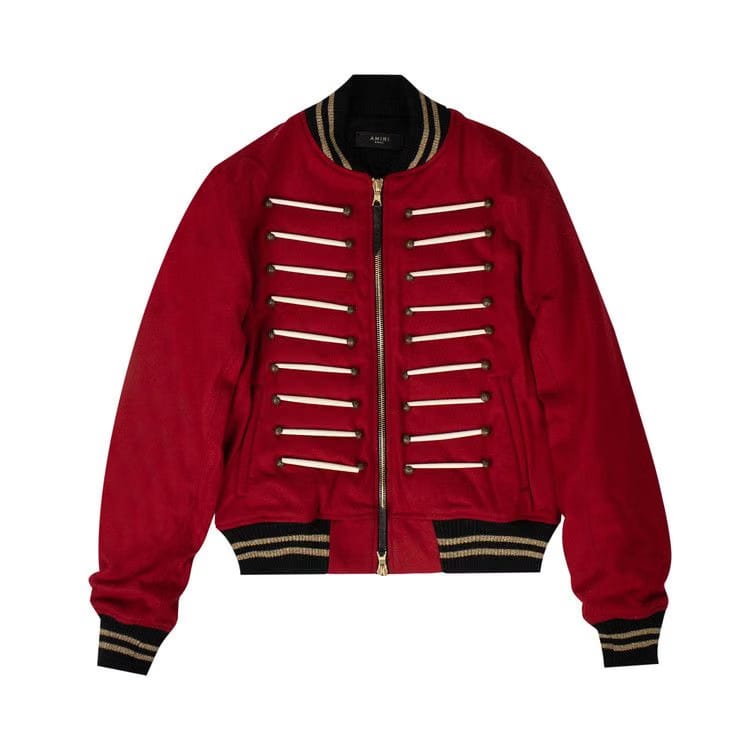 Amiri Forever Wool Bomber Red