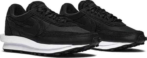 Nike sacai x LDWaffle Black Nylon