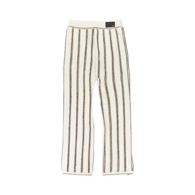 Amiri Stitch Flare Track Pants Alabaster