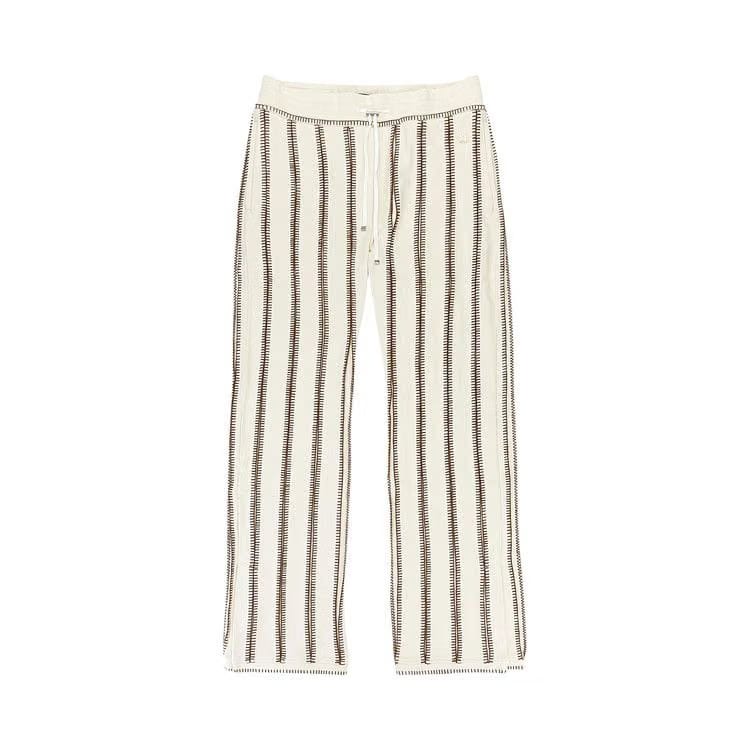 Amiri Stitch Flare Track Pants Alabaster