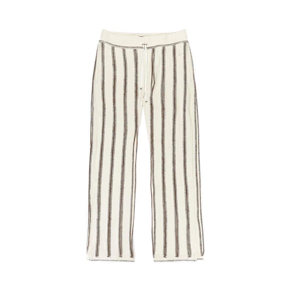 Amiri Stitch Flare Track Pants Alabaster