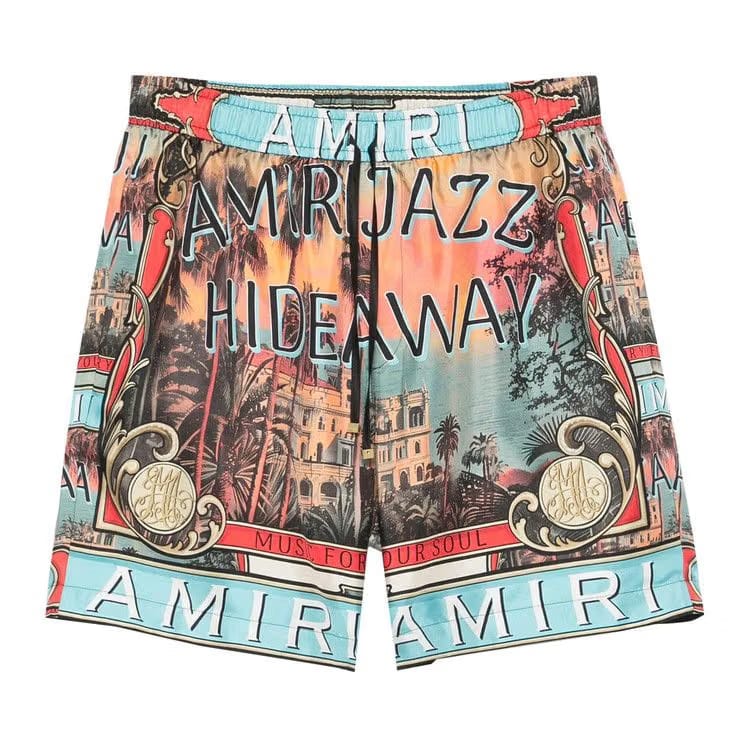 Amiri Jazz Hideaway Shorts Multicolor