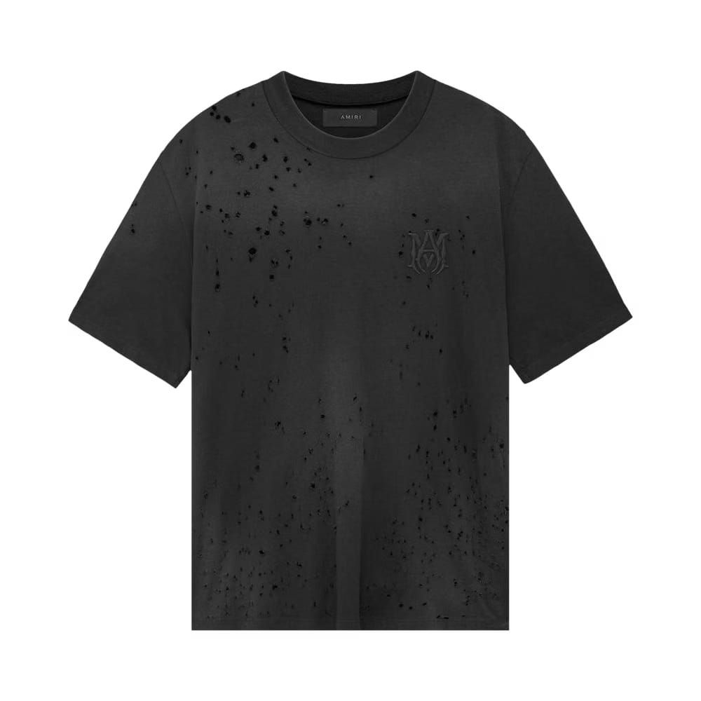 Amiri MA Shotgun Embroidered T-Shirt White