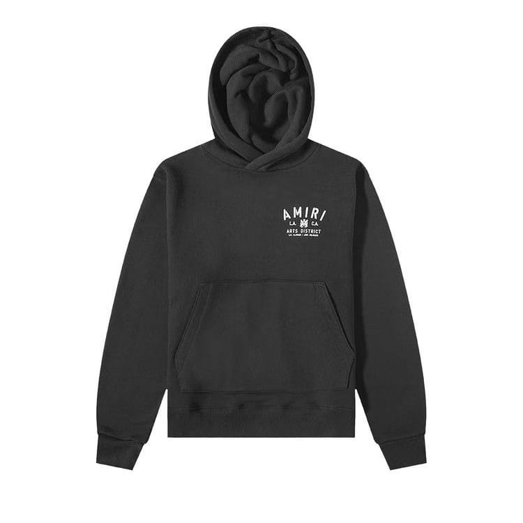 Amiri Stencil Hoodie Black