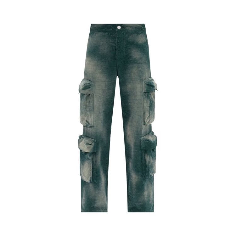 Amiri Amiri Jacquard Utility Pant Green
